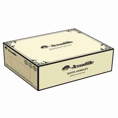 Комплект на 4 двери - Ручка дверная межкомнатная Armadillo Silvia CL 1 Silver-925/LWP-109 серебро 925/беж.фарфор